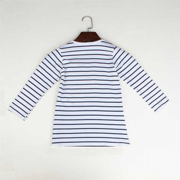 Long Sleeve Cute Mouse Girls Dress Denim - Image 3