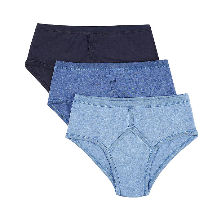 3 Pack Pure Cotton Classic Briefs with StayNEW, M&S, UK –