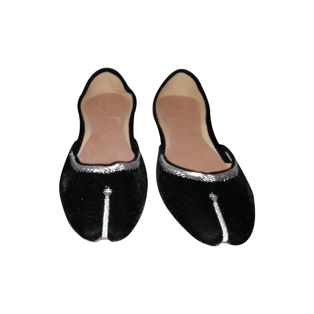 black khussa shoes