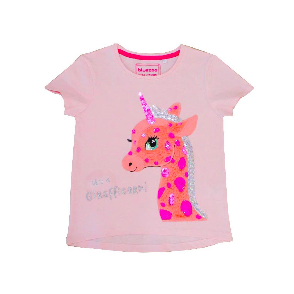 Bluezoo Light Pink T-shirt- Girafficorn! (4-5 years) – ShahebBiBi.com