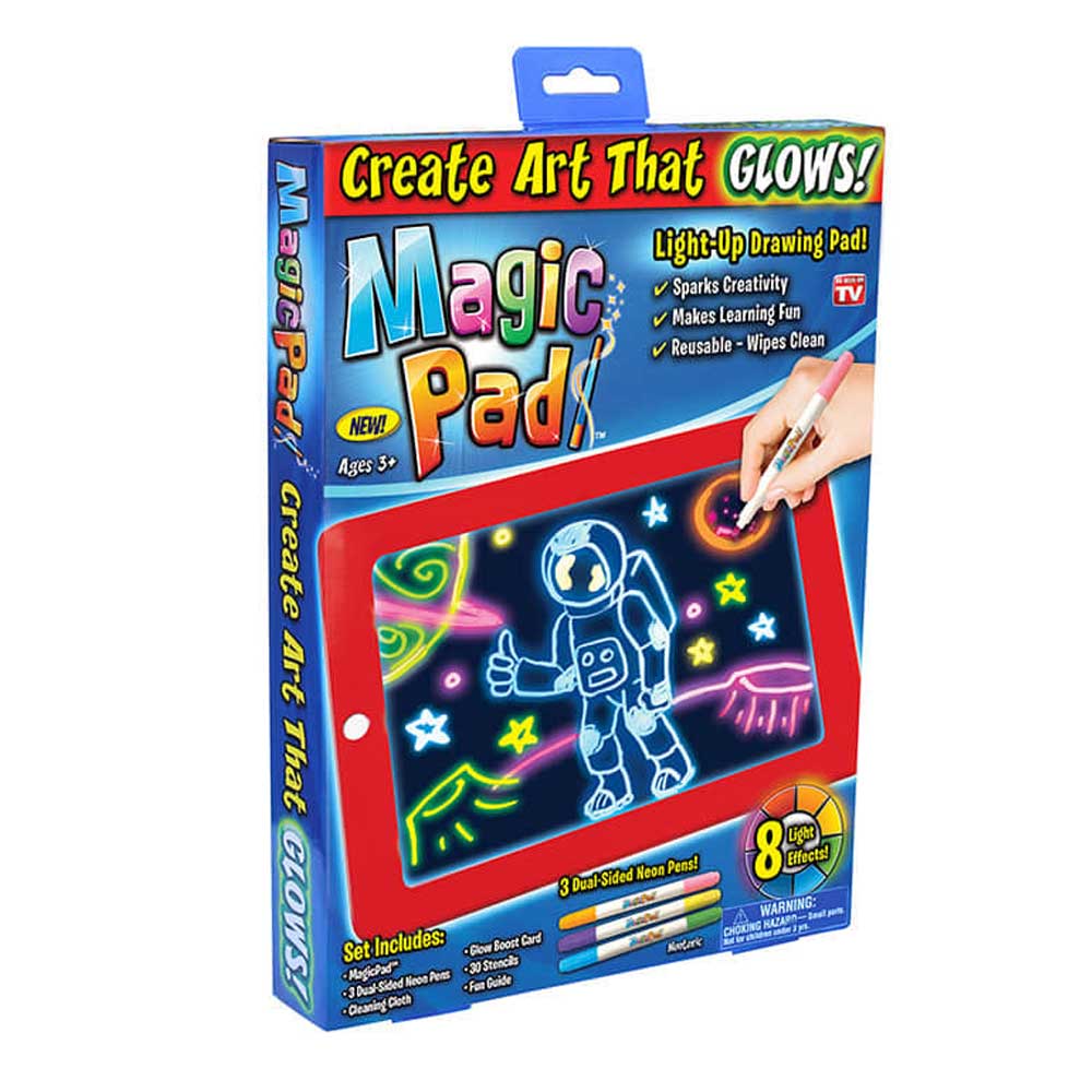 Magic Pad Light Up Drawing Board, Glow Pad – ShahebBiBi.com