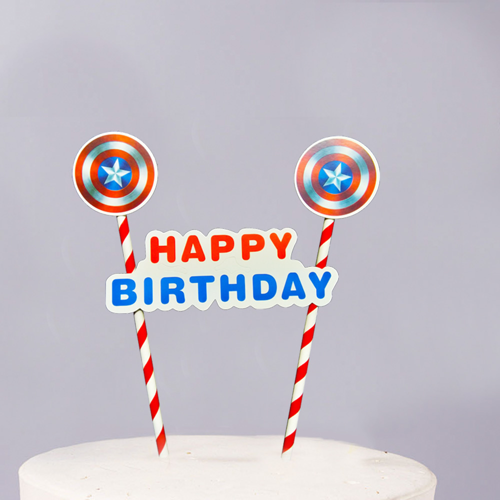 Avengers, Captain America – One Stop Cake Decorations