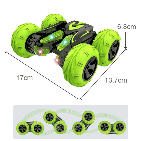 360 Degree Double Side Remote Control Stunt Car(Color may vary) - Image 2