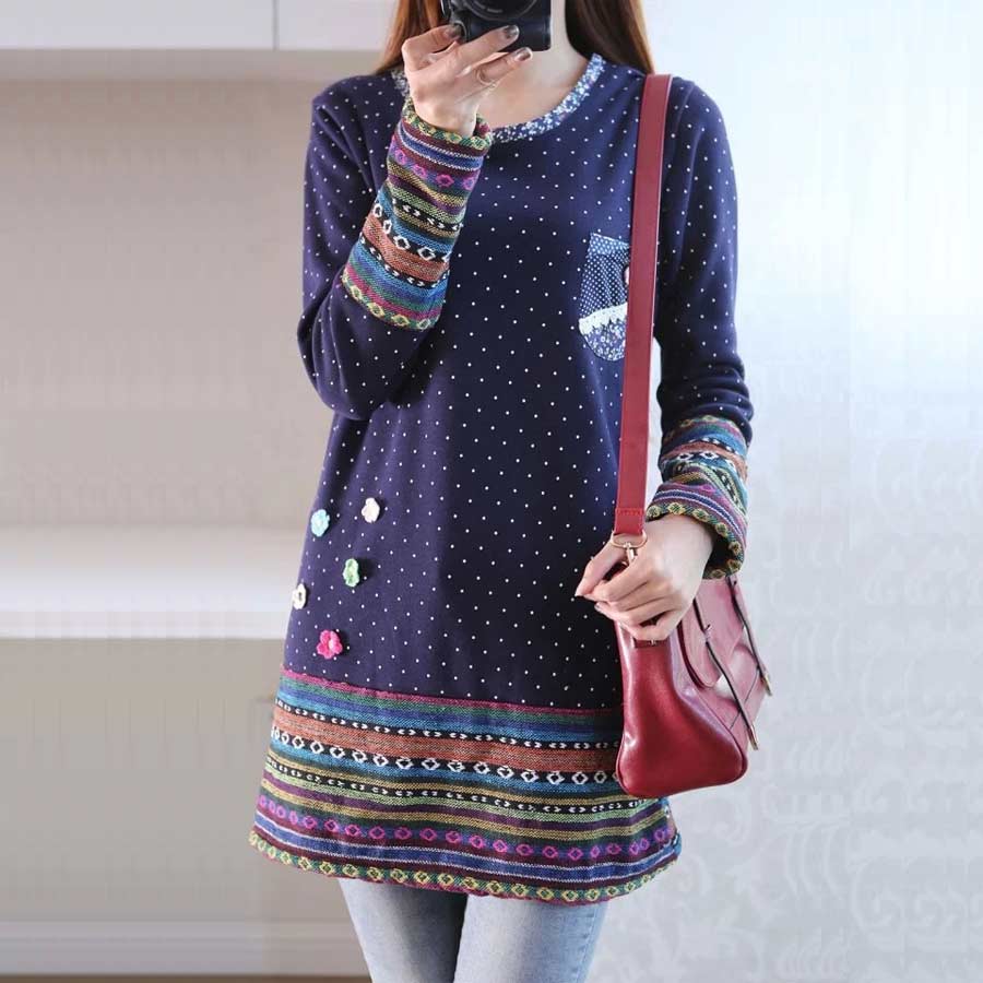 Winter cheap tunic tops