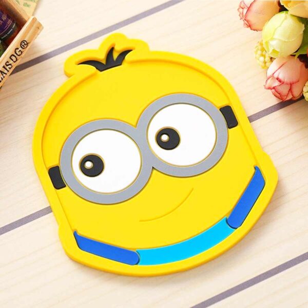 Silicon Anti Slip Cup/Glass Coaster (Minion) - Image 3