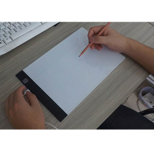 Educational Drawing Board 3 Level Dimming Led Drawing Copy Pad / Light Pad / Sketch Pad (Size - A4-1) - Image 5