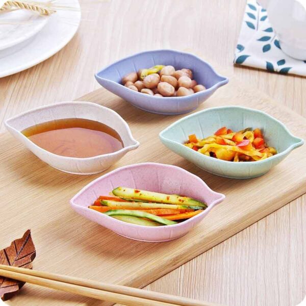 Leaf Shaped Tableware Small Dish Plate / Saucer per piece  (11 * 7 * 2.5cm) - Image 5