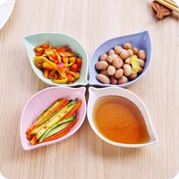 Leaf Shaped Tableware Small Dish Plate / Saucer per piece  (11 * 7 * 2.5cm) - Image 3