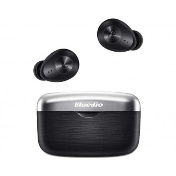 Bluedio Fi Bluetooth earphone TWS wireless earbuds - Black - Image 4