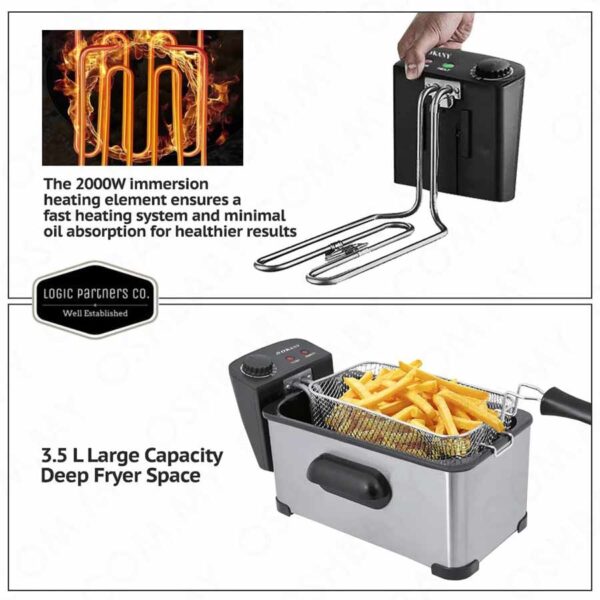 Sokany , Deep Fryer 3.5 L - Image 4