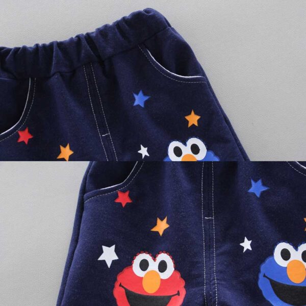 Kids Sesame Street Elmo & Cookie Monster Tshirt & Pant Set - Yellow ( 1 to 3.5 years ) - Image 4