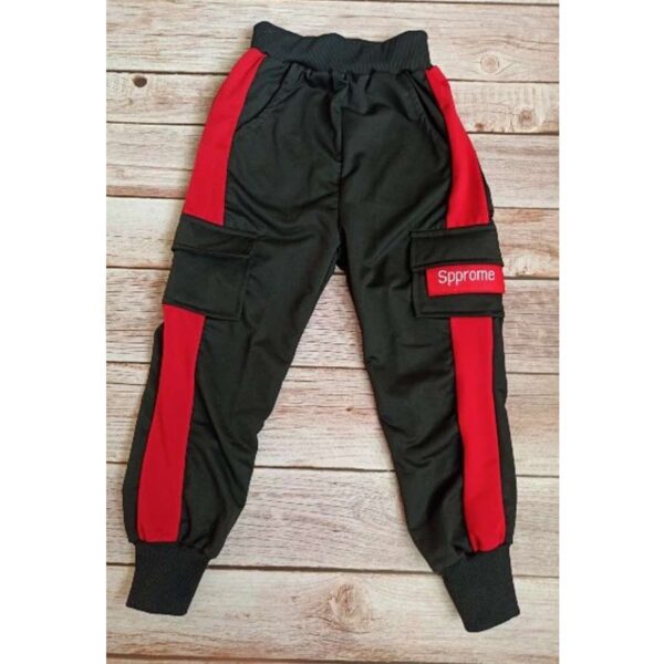 Boys Sports Red Stripe (Sorryme) Trouser / Sweat pant ( 8 to 14+ years) - Image 3