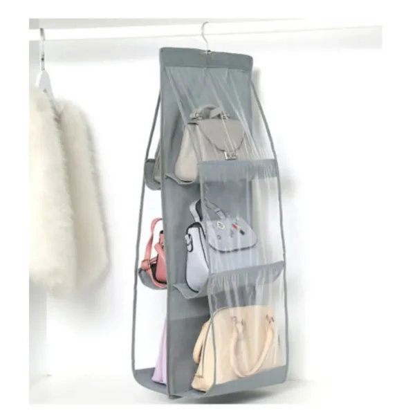 Handbag Organizer, Shelf Bag Storage Closet Hanger (Double-sided) - Image 3