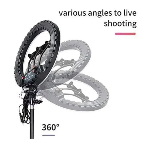 Led Ring Lights with Selfie Stand (10 Inch) - Image 4