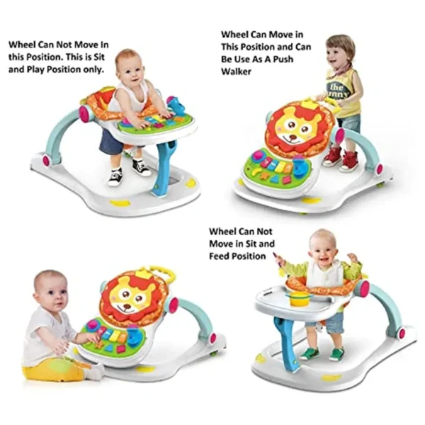 4 in 1 Foldable Multi-Functional Baby Walker - Image 3