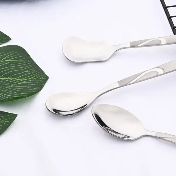 Vintage Style Dinnerware Stainless Steel Cutlery / Spoon 6pcs Set (Germany) - Image 5