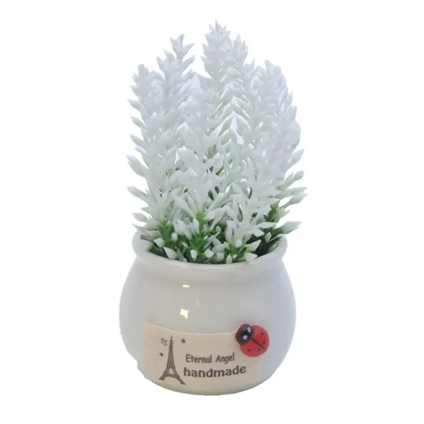 Artificial Small Size Flower Plant With Ceramic Pot - Image 7