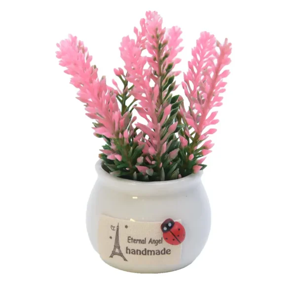 Artificial Small Size Flower Plant With Ceramic Pot - Image 6