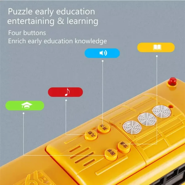 School Bus Toy With Music & Lighting System - Image 5