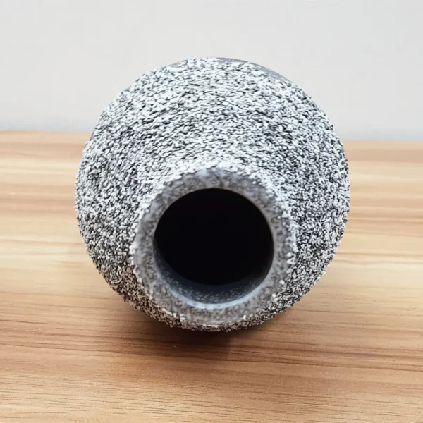 Nordic Style Ceramic Modern Flower Vase For Home Decoration - Black (Flower Not Included) - Image 3