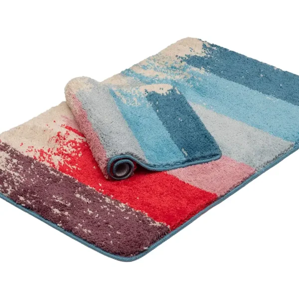 Luxury Soft Microfiber Colorful Machine Washable Non-Slip Mats - Image 4