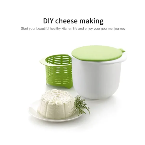 Durable Food-safe Silicone Microwave DIY Cheese Maker - Image 6