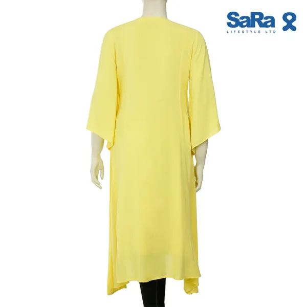 SaRa Ladies Kurti (MINI3WKU32SD-Yellow) - Image 3