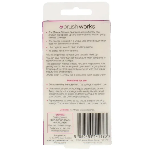 Brushworks Miracle Silicone Sponge Teardrop (UK) - Image 3