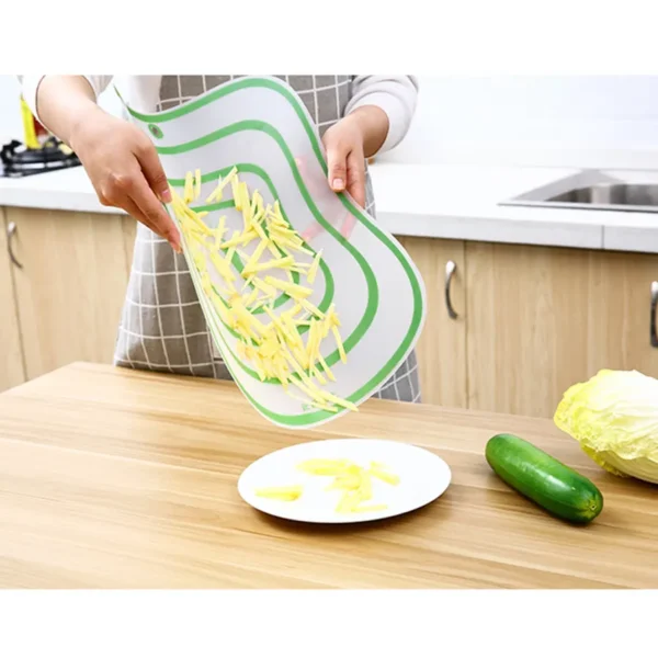 Kitchen Non-Slip Transparent Cutting Chopping Board - Image 4