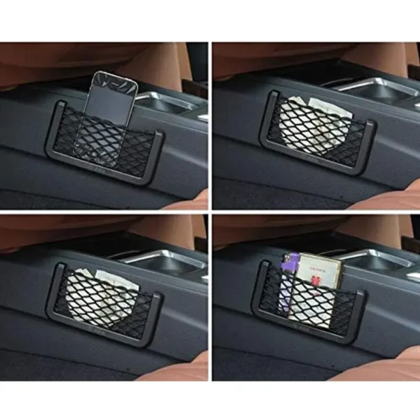 Car Net Bag Elastic Side Door Storage Pocket Phone Holder Bags Organizer - Image 4