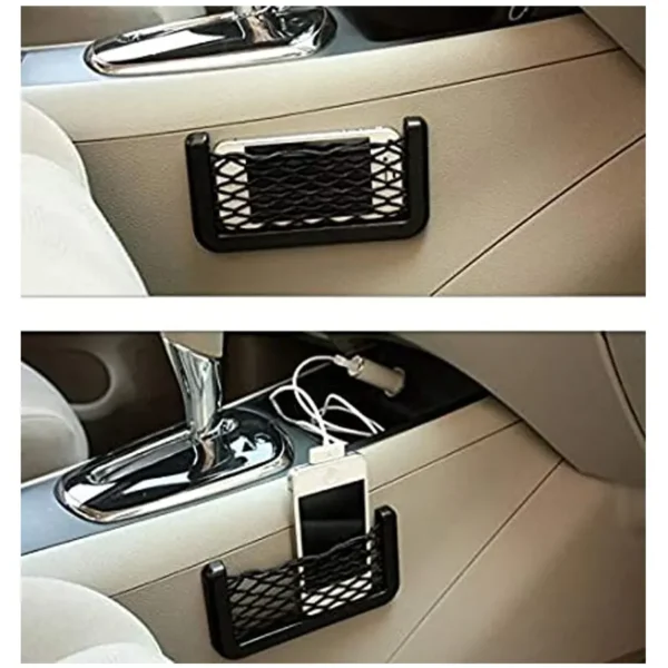 Car Net Bag Elastic Side Door Storage Pocket Phone Holder Bags Organizer - Image 5