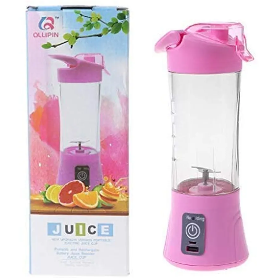 Buy Bs Spy USB Juicer Electric Portable Mixer Grinder Hand Blender Shaker  Mixer Juicer Pink 200 Juicer Online at Best Prices in India - JioMart.