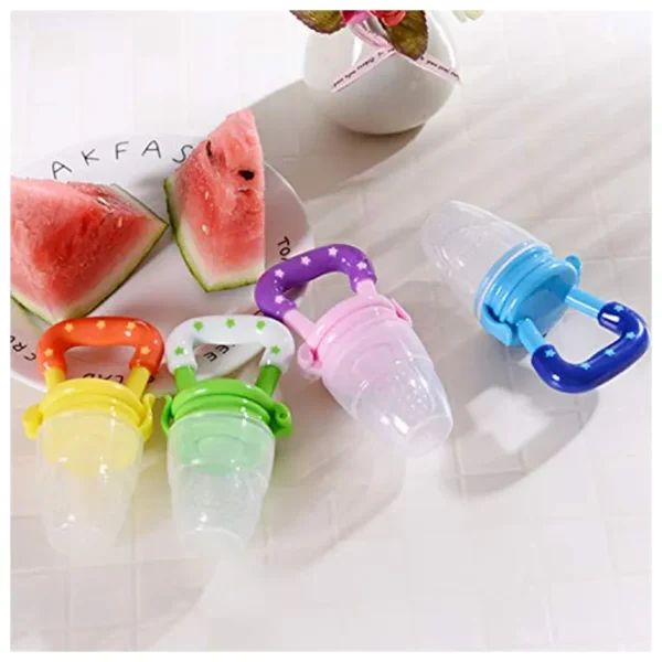 Baby Fruit Feeder Silicone Pacifier Food Nibbler/ Infant Fruit Teething Toy - Image 3