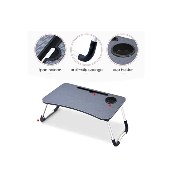 Portable Laptop Desk Tray Table With Foldable Legs, Portable Laptop Standing Desk - Image 3