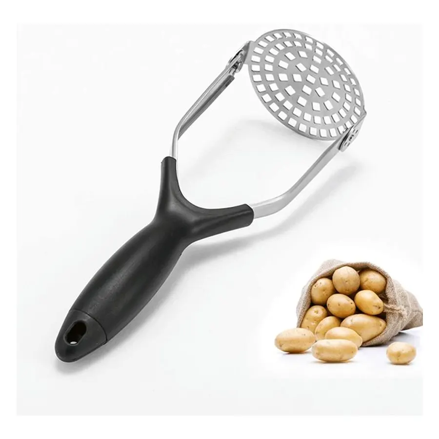 Dropship Potato Masher Stainless Steel Grip Great For Making