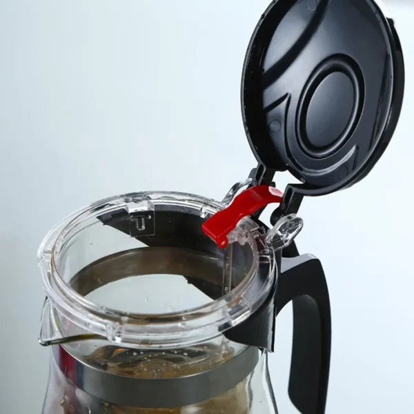 Transparent Heat-resistant Filter Induced Borosilicate Glass Domestic Tea / Coffee Pot Kettle - Image 5