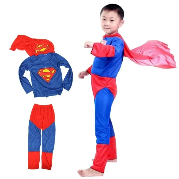 Kids Superman Costume Dress Set – (5 to 7 Years) - Image 3