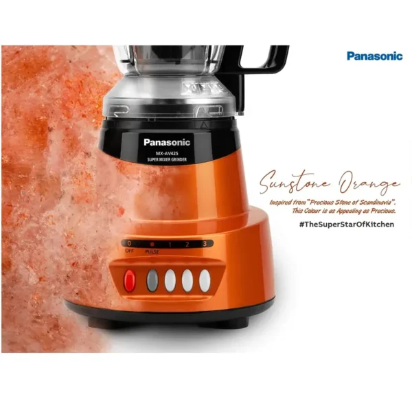 Panasonic MX-AV425 600W 4 Jar Super Mixer Grinder - Image 3