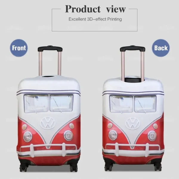 3D Printed Protective Stretch Fabric Luggage/Suitcase Cover - Image 3