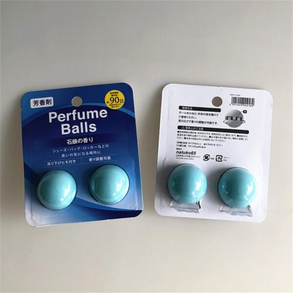 2pcs Shoes Deodorant Balls Sneaker Deodorant Balls Air Freshener Perforating Balls for Shoes Gym Bags Locker Car Drawer - Image 6