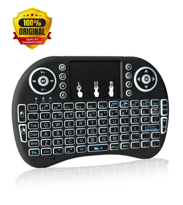 Wireless Backlit Mini Keyboard With Touch-pad RGB Keyboard - Image 4